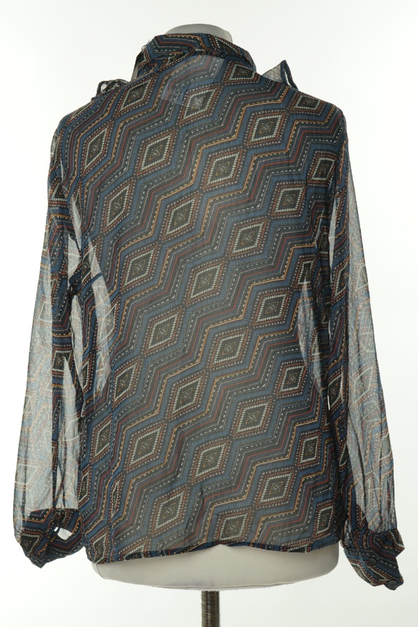 Koszula granatowa wzorzysta - ONLY zdjęcie 2