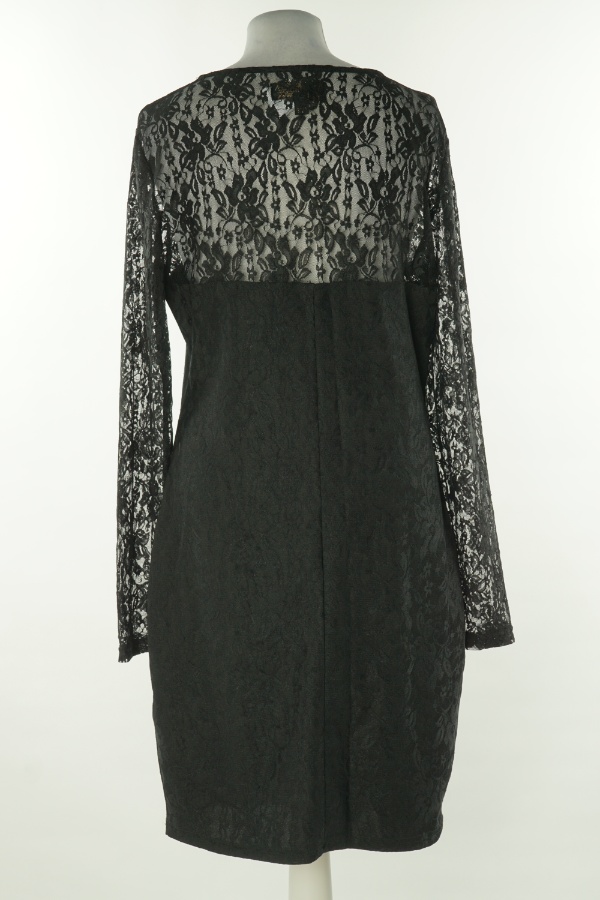 Sukienka czarna koronkowa - LIPSY zdjęcie 2