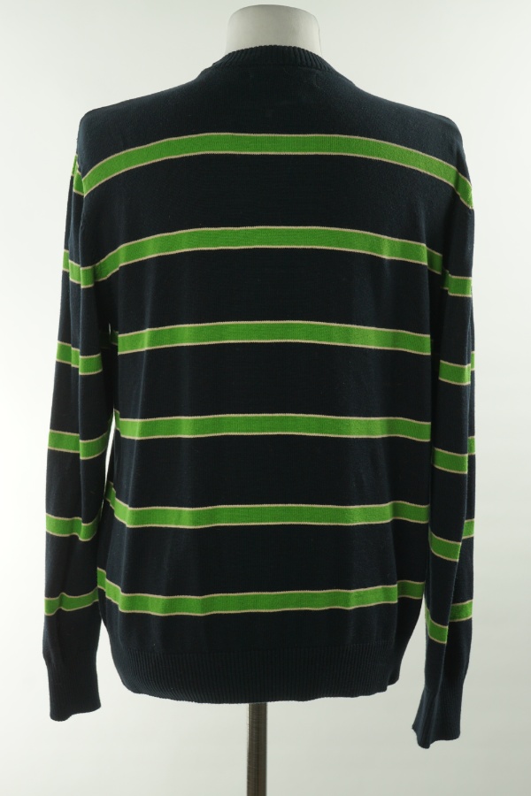 Sweter cienki granatowo-zielony - PARK LANE zdjęcie 2