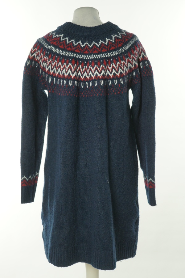 Sukienka sweterkowa granatowa - ESMARA zdjęcie 2