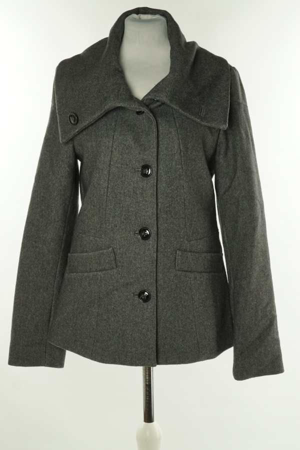 Kurtka ciemnoszara(60%wełna) H&M - H&M zdjęcie 1