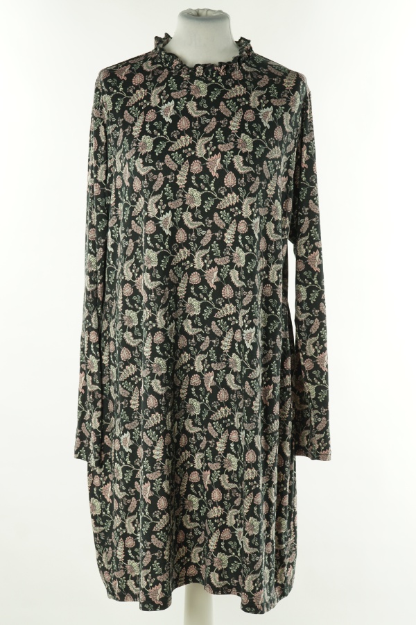 Sukienka czarna wzorzysta - PEP&CO zdjęcie 1