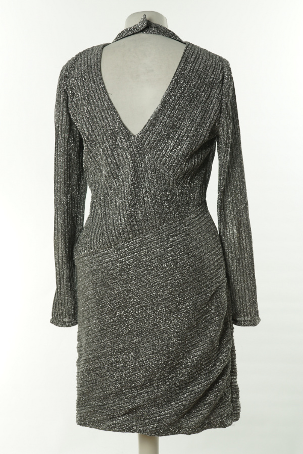 Sukienka srebrna połyskująca - REISS zdjęcie 2