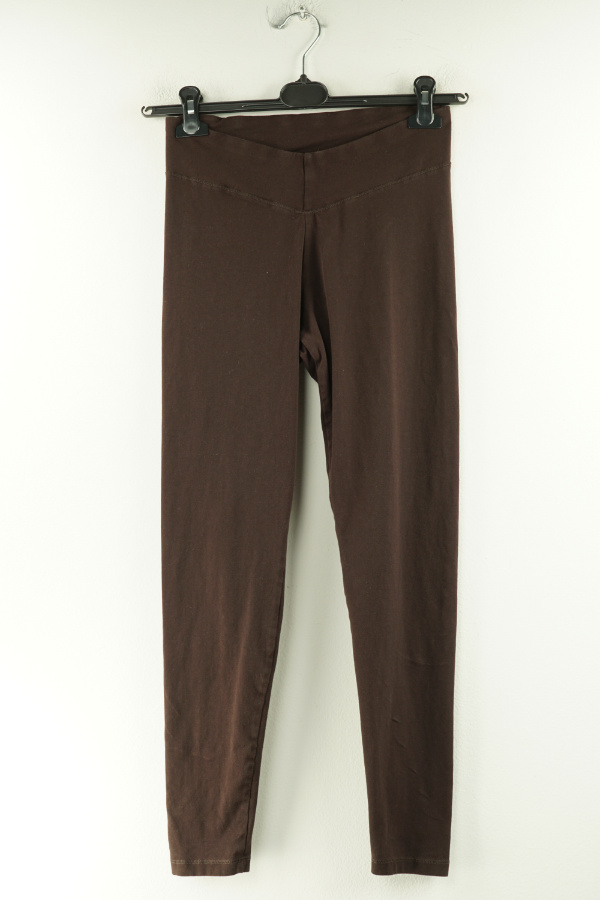 Legginsy brązowe H&M - H&M zdjęcie 1