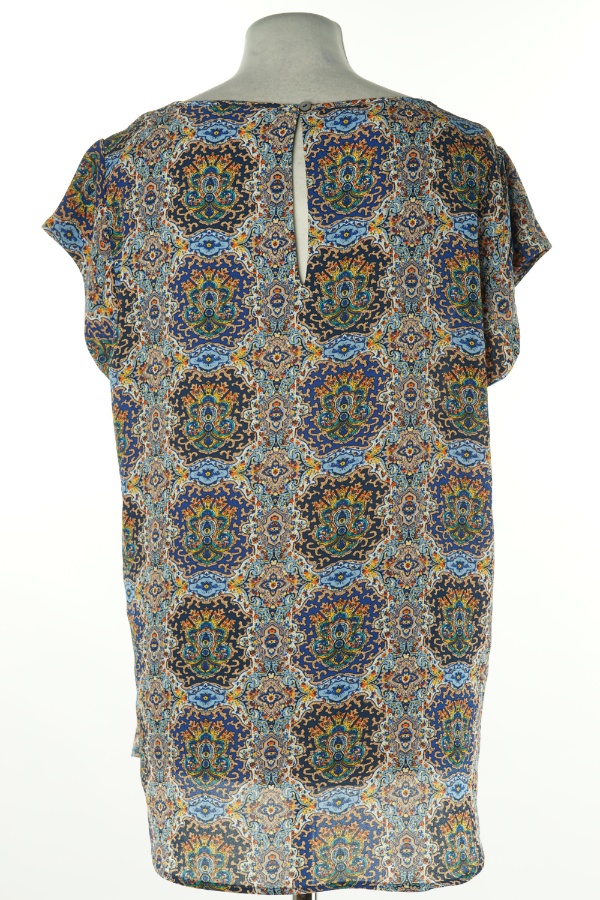 Bluzka niebieska wzorzysta - ONLY zdjęcie 2