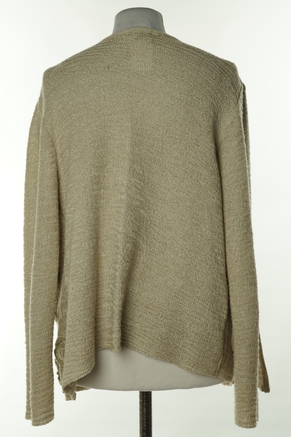 Narzutka beżowa sweterkowa - HORSAN zdjęcie 2