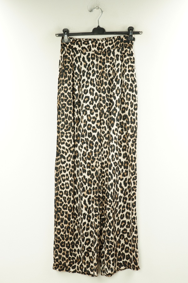 Spodnie beżowe w cętki - SUNCOO zdjęcie 1