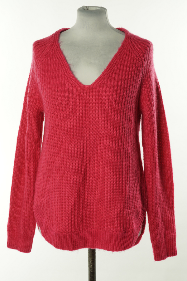 Sweter różowy z domieszką moheru (10%) - H&M zdjęcie 1