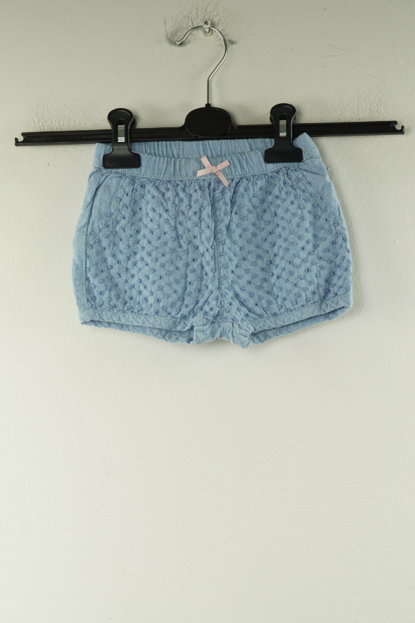 Krótkie spodenki niebieskie ażurowe H&M - H&M zdjęcie 1