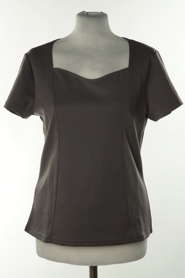 Koszulka fioletowa ciemna - BRAK METKI Z NAZWĄ PRODUCENTA zdjęcie 1