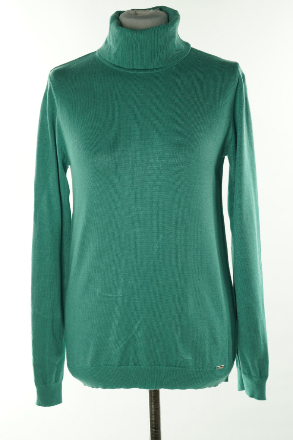 Sweter golf seledynowy - MORE&MORE zdjęcie 1