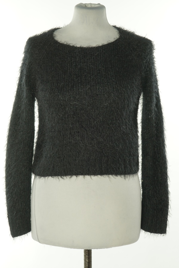 Sweter czarny puszysty - TOPSHOP zdjęcie 1