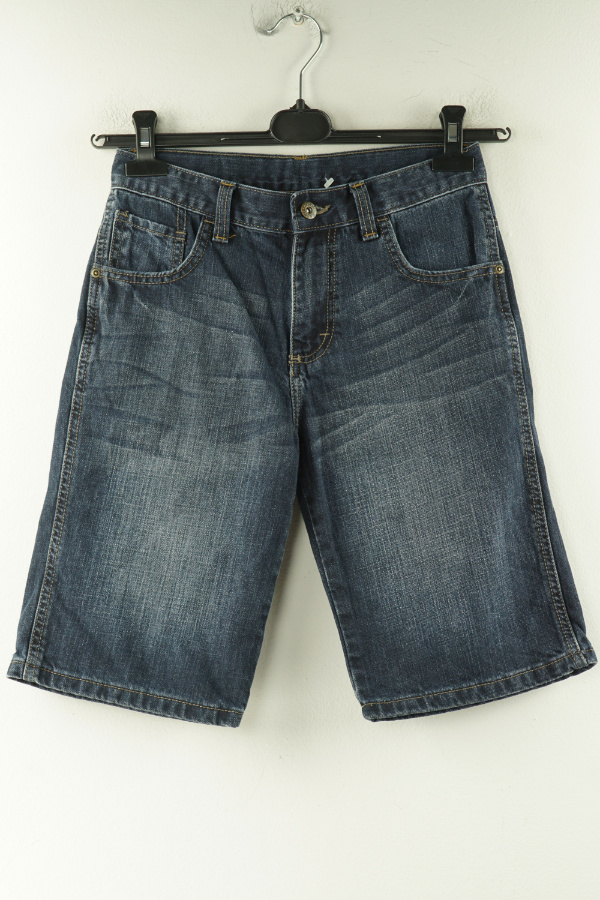 Krótkie spodenki granatowe jeansowe Wrangler - WRANGLER zdjęcie 1