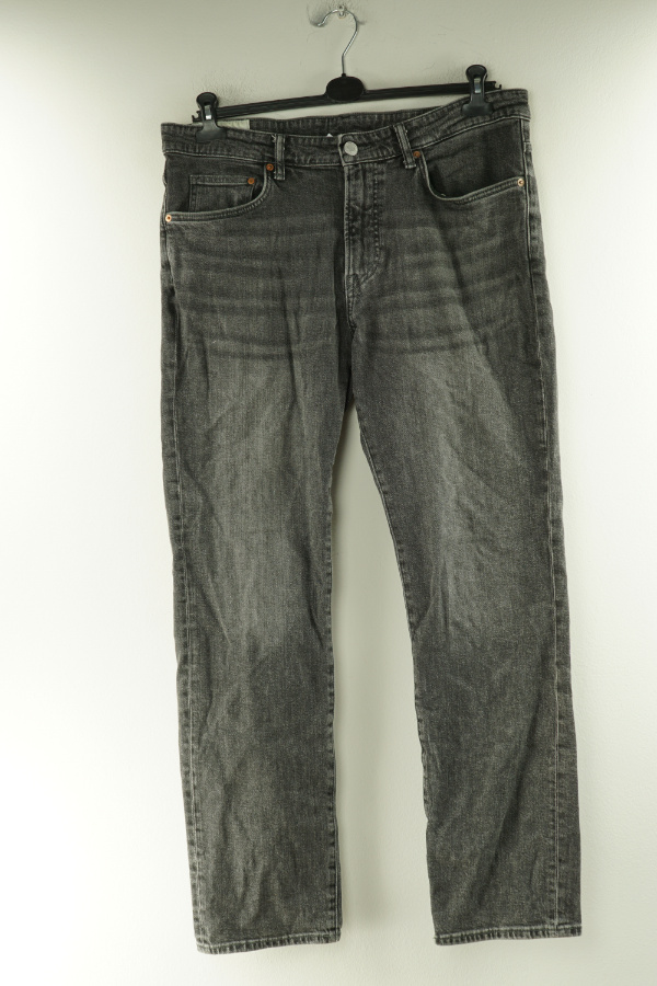 Spodnie jeansowe ciemnoszare - H&M zdjęcie 1