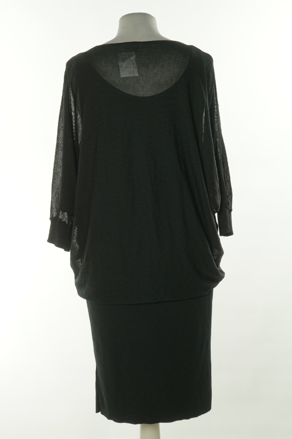 Sukienka czarna z siateczkowym wierzchem - PHASE EIGHT zdjęcie 2