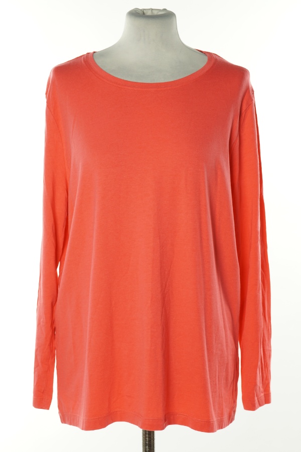 Bluzka koralowa gładka - TU zdjęcie 1