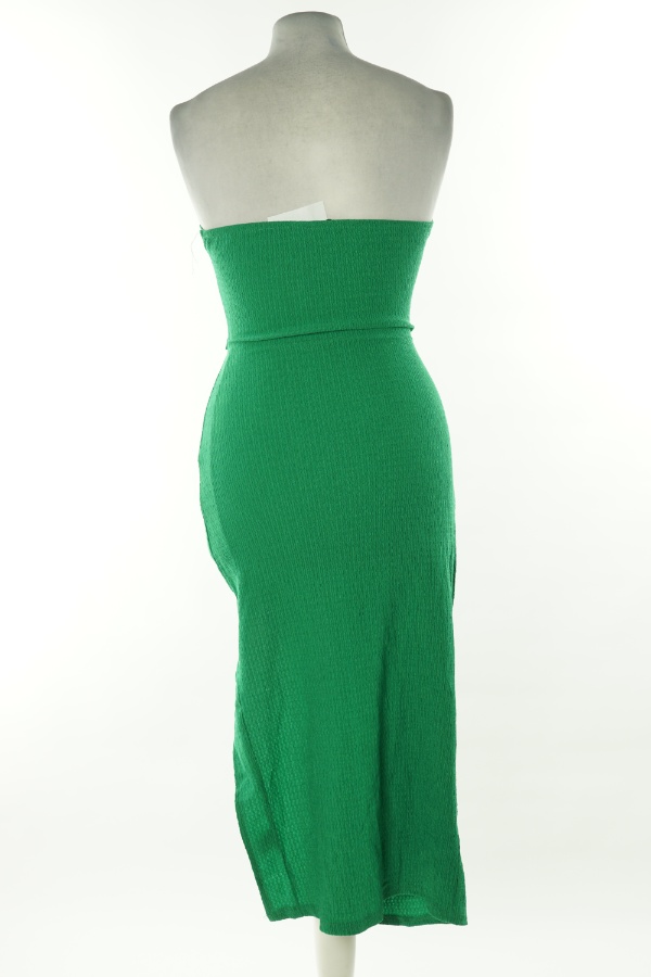 Sukienka zielona z wycięciami - SHEIN zdjęcie 2