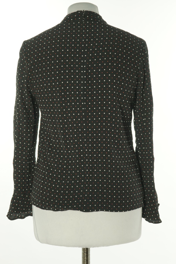 Bluzka czarna w kropki, ZARA - ZARA zdjęcie 2