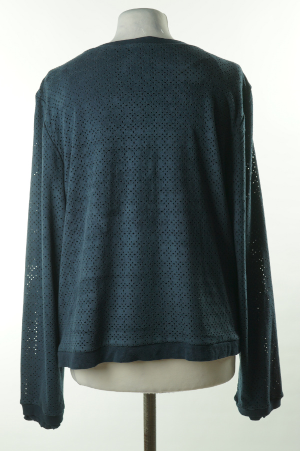Bluza granatowa z ażurowym wierzchem - STREET ONE zdjęcie 2