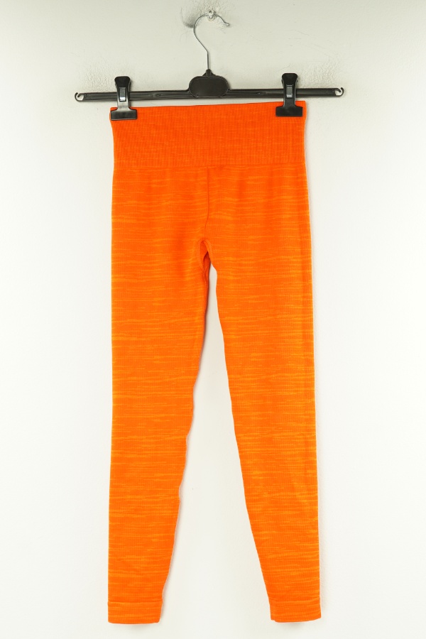 Legginsy 7/8 czerwone melanż - BRAK METKI Z NAZWĄ PRODUCENTA zdjęcie 2