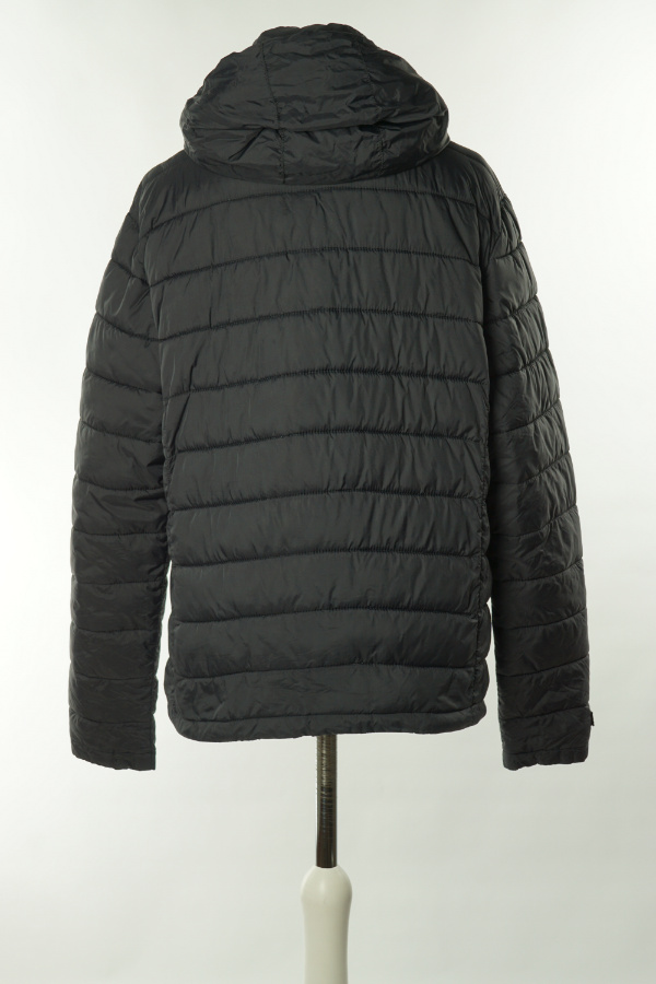 Kurtka czarna z kapturem - SUPERDRY zdjęcie 2