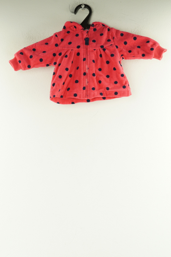 Bluza polarowa różowa w granatowe kropki - EARLY DAYS zdjęcie 1