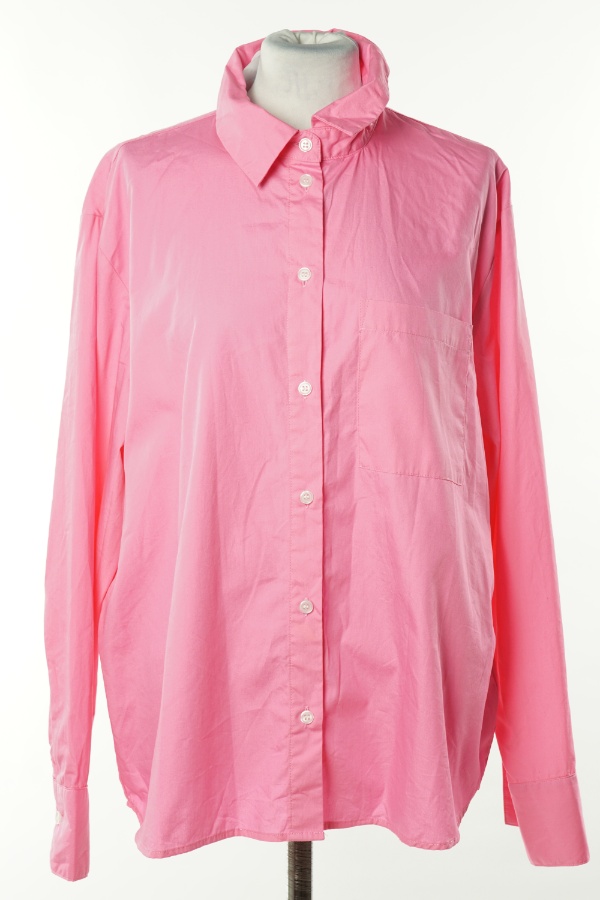 Koszula różowa z kieszonką, H&M - H&M zdjęcie 1