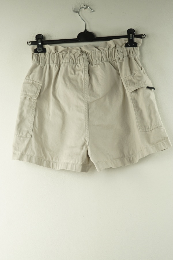 Krótkie spodenki szare jeansowe na gumkę - H&M zdjęcie 2