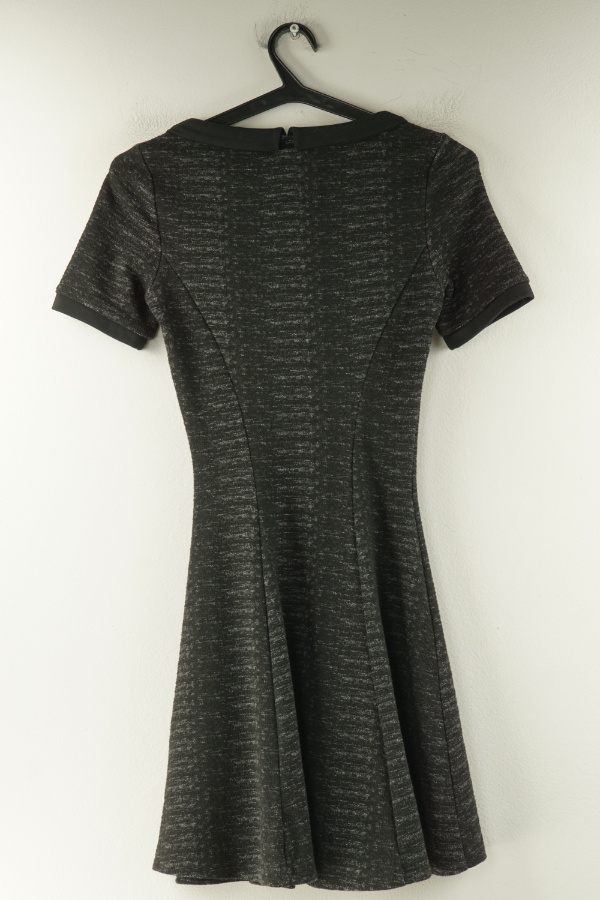 Sukienka czarna melanż H&M - H&M zdjęcie 2