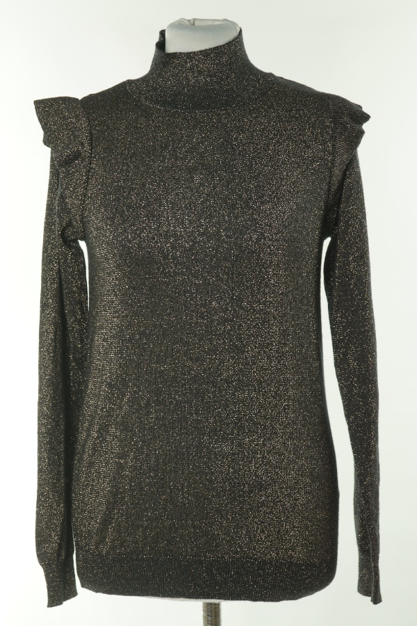 Sweter czarny połyskujący - DUNNES zdjęcie 1