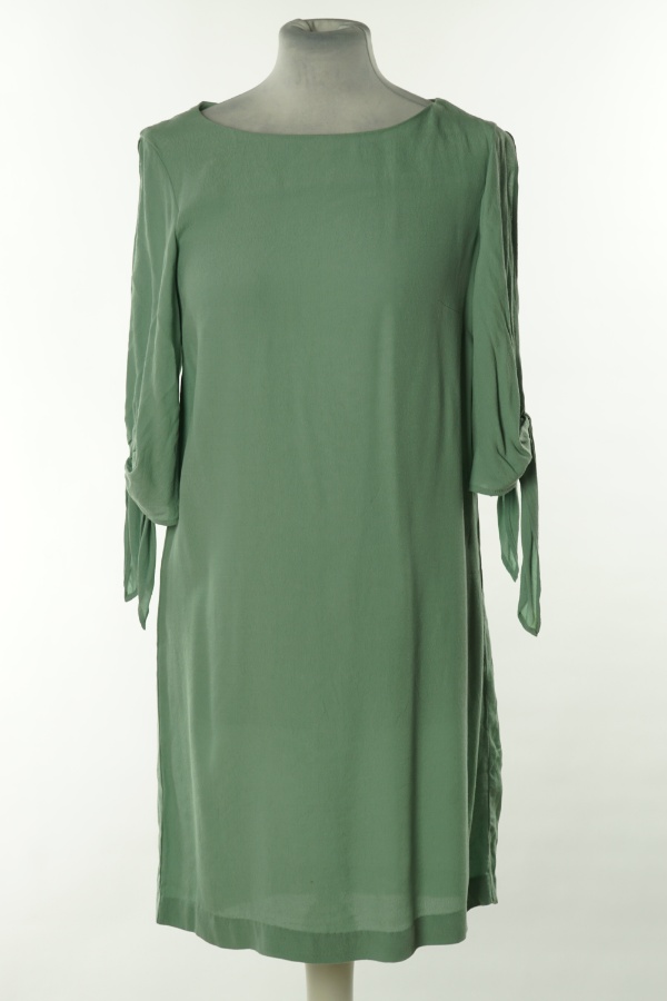 Sukienka seledynowa gładka, H&M - H&M zdjęcie 1