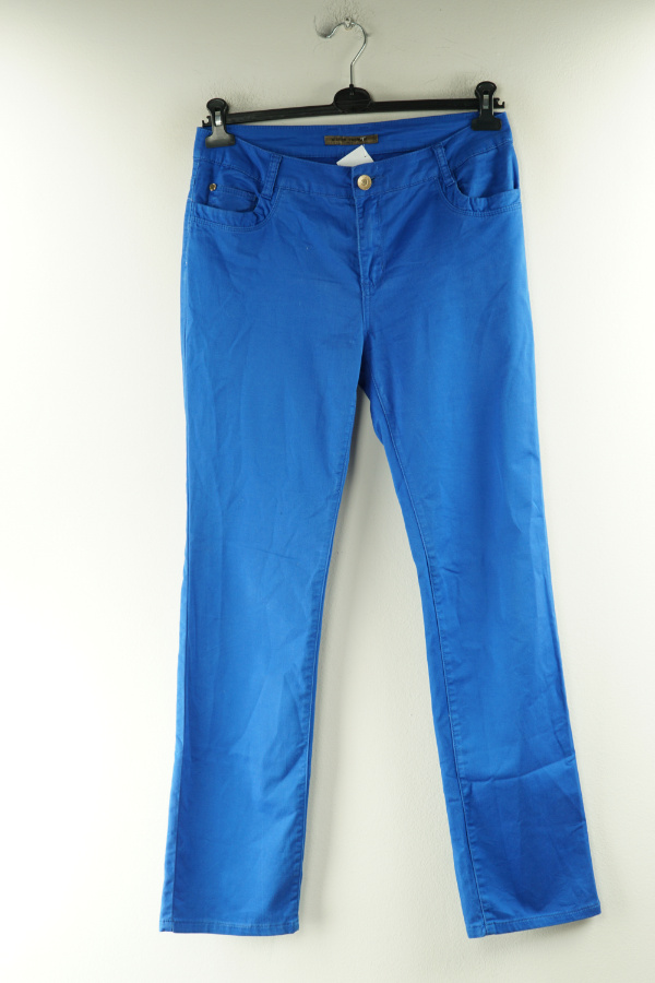 Spodnie niebieskie jeansowe - SILVER FASHION zdjęcie 1