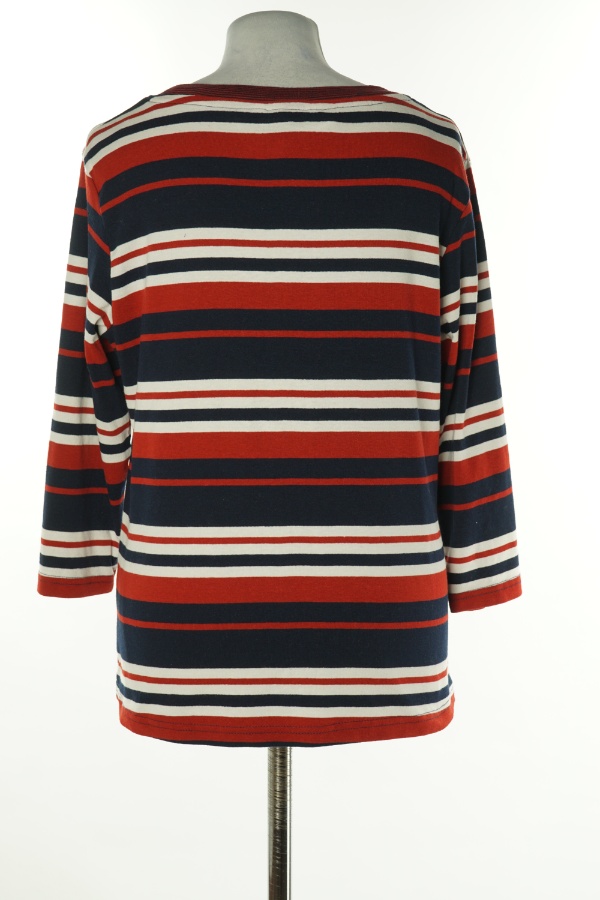 Bluzka czerwono-granatowa w paski - COUNTRY CASUAL zdjęcie 2