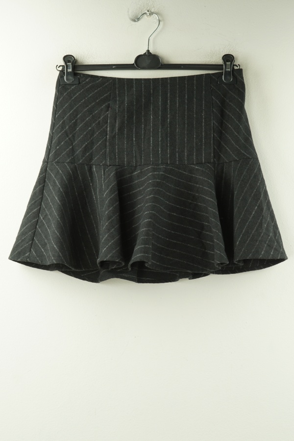 Spódnica ciemnoszara w białe paski - LINDEX zdjęcie 1