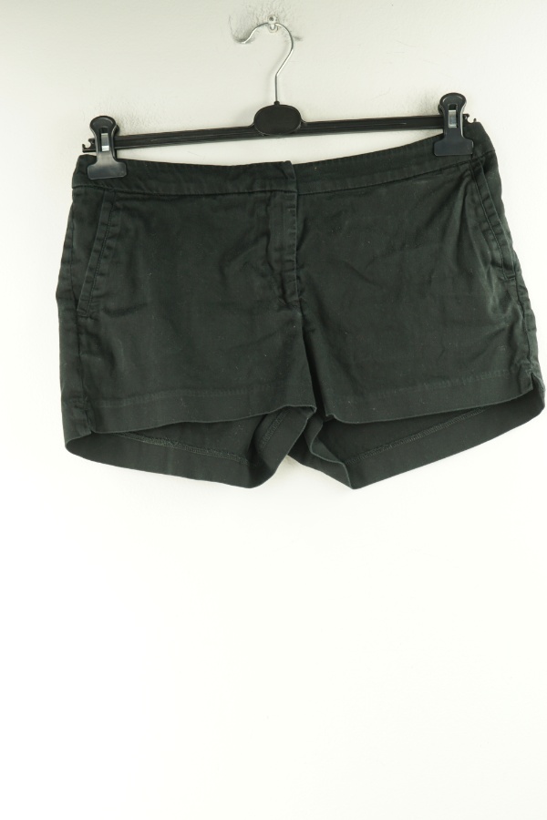 Krótkie spodenki materiałowe czarne, H&M - H&M zdjęcie 1