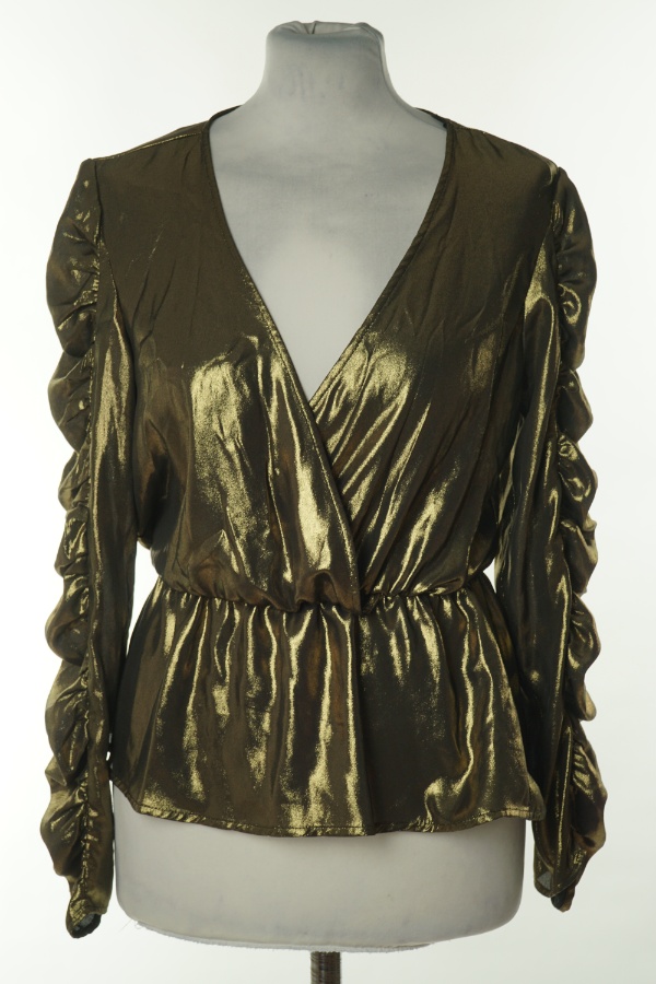 Bluzka złota - ZARA zdjęcie 1