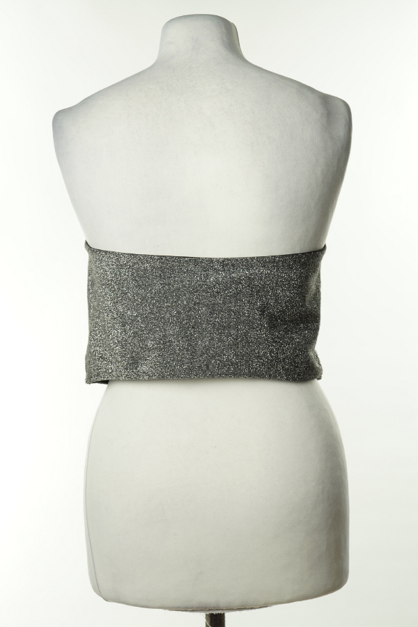 Top srebrny brokatowy - H&M zdjęcie 2