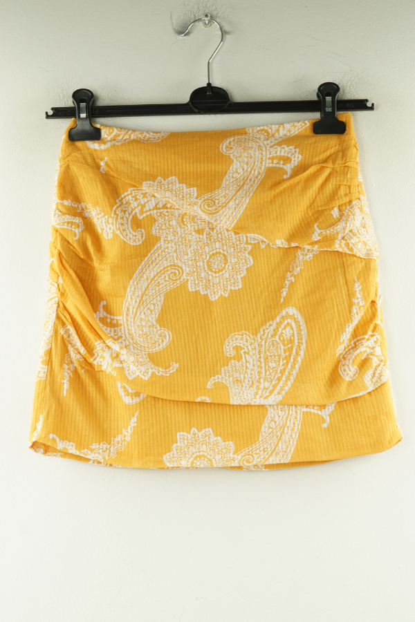 Spódnica pomarańczowa w białe wzory - PRIMARK zdjęcie 1