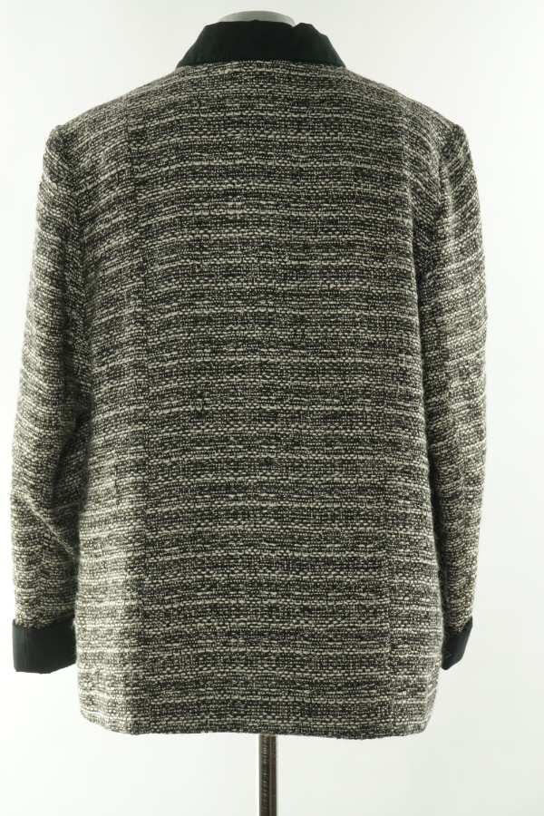 Żakiet czarno-biały - LADY'S COLLECTION zdjęcie 2