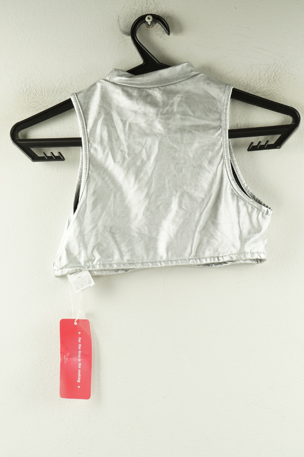 Top srebrny - SHEIN zdjęcie 2