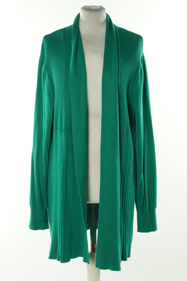 Narzutka zielona sweterkowa - LOVE KNITWEAR zdjęcie 1