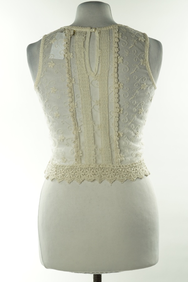 Top kremowy koronkowy - PARISIAN COLLECTION zdjęcie 2