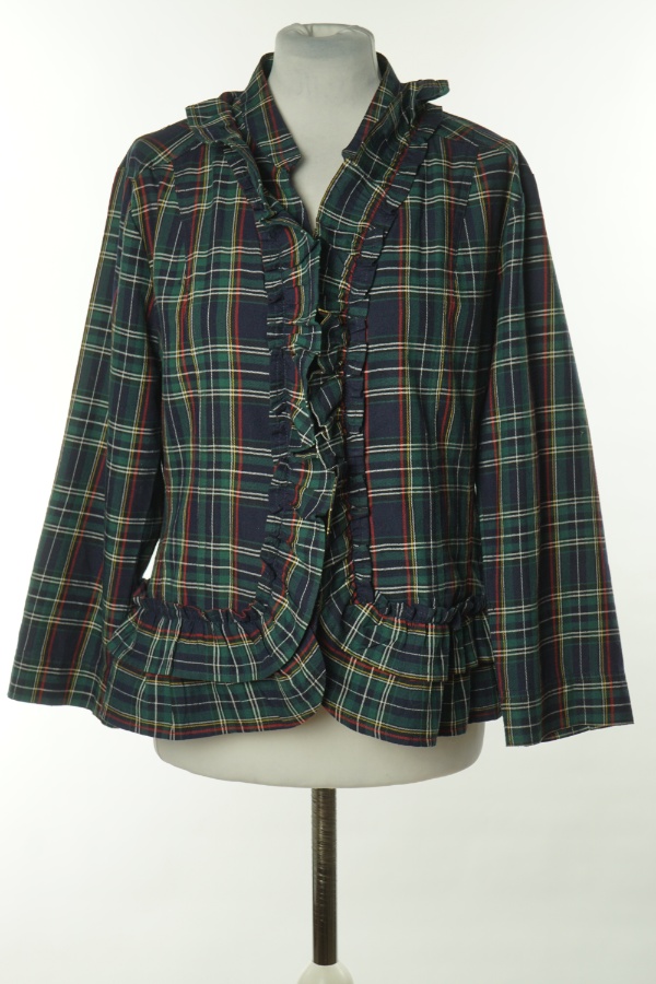 Koszula zielona w kratę - FLASH zdjęcie 1