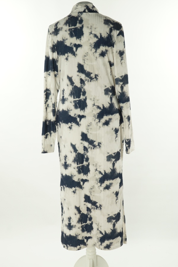 Sukienka biało-niebieska w ciapki - NEW LOOK zdjęcie 2