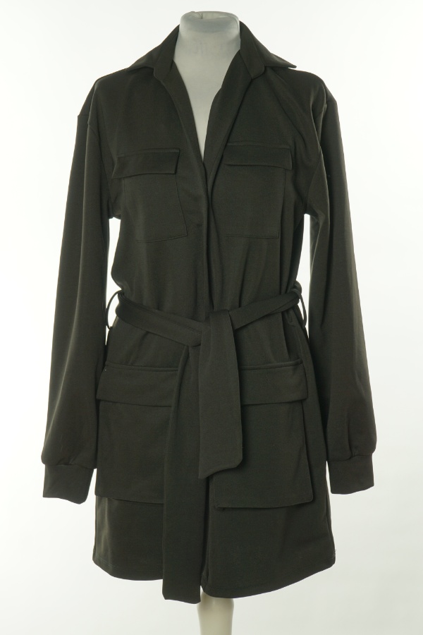 Sukienka czarna z paskiem - NELLY zdjęcie 1