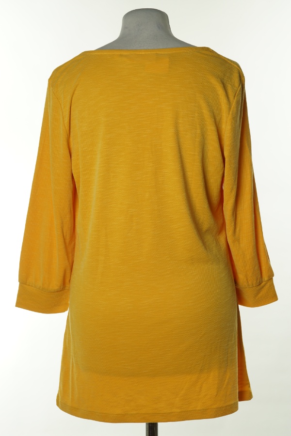 Bluzka żółta z lejącym dekoltem - DUBARRY zdjęcie 2