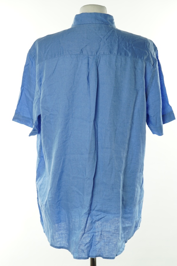 Koszula błękitna lniana - PAUL COSTELLOE zdjęcie 2