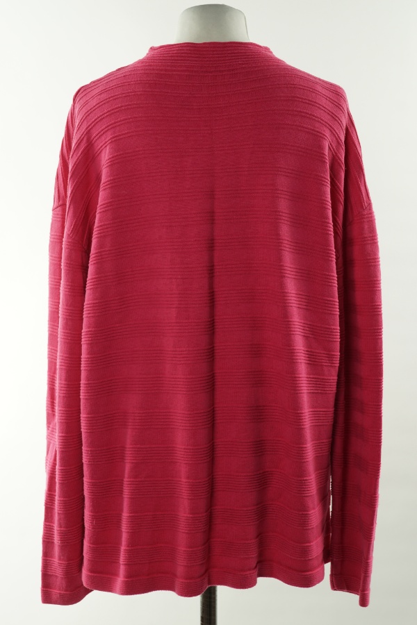 Sweter różowy(10%JEDWAB) - OUI zdjęcie 2