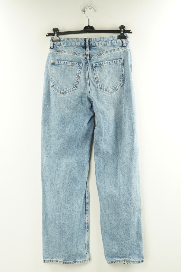 Spodnie niebieskie jeansowe z dziurami - NEW LOOK zdjęcie 2