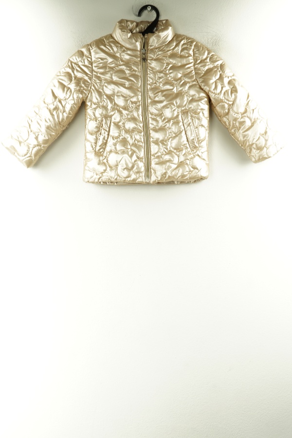 Kurtka złota pikowana - BRAK METKI Z NAZWĄ PRODUCENTA zdjęcie 1